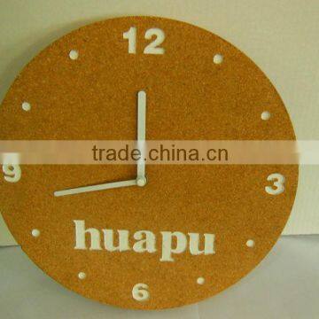 New arrival nice ecfridenly cork wall clock