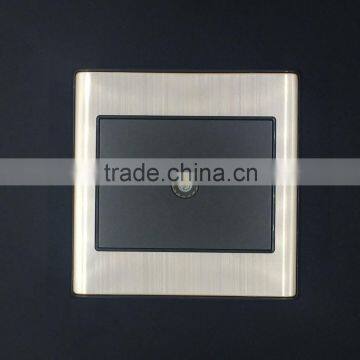 Aluminium drawing TV socket, aluinium drawing middle east socket