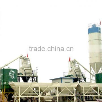 plant cement concrete batching plant HZS50 skip hoist concrete batch plant in Malaysia