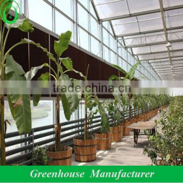 pad and fan polycarbonate sheet greenhouse cooling system