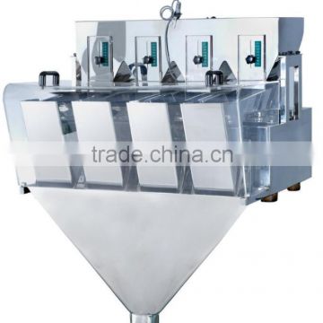 4 head linear weigher,4 head packing machine