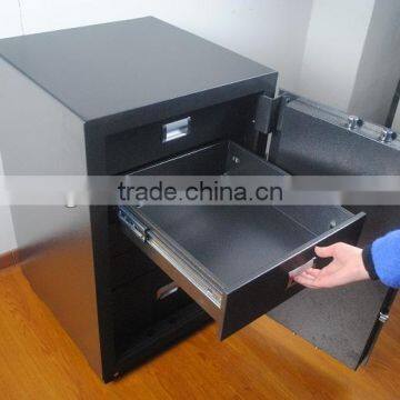 Strong Metal Steel Fingerprint Drawer Safe Box