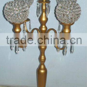 WEDDING CANDELABRA,CRYSTAL CANDELABRA, GOLDEN CANDELABRA