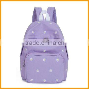 Eurpopean Style Beautiful Floral Girl Youth School Backpack photo-4