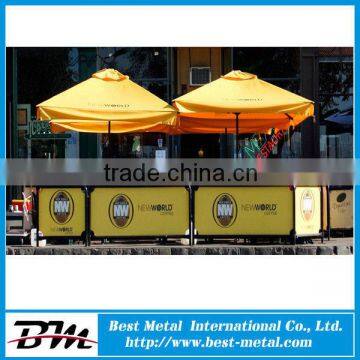 Public 1M Windbreak Cafe Barrier with Customized Printing