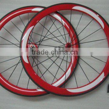 carbon tubular bicycle wheelset road race bike wheels