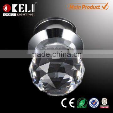 Decorative mini K9 crystal spot light led decorative light 1W