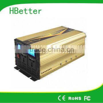 DC 12v 24v 48v pure sine wave inverter 1-6kw with remote control function