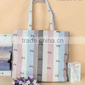 New Arrival jute shopping bag with print