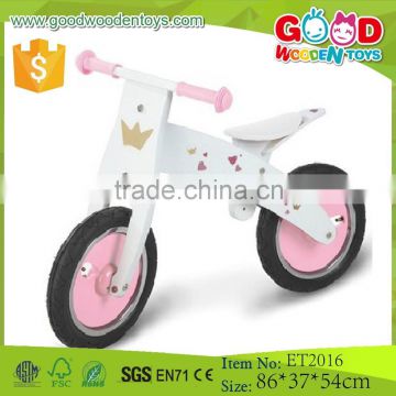 Wholesale price white and lovely imperial crown design 12 inch mini baby bike