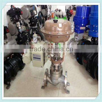 Globe type pneumatic diaphragm control valve