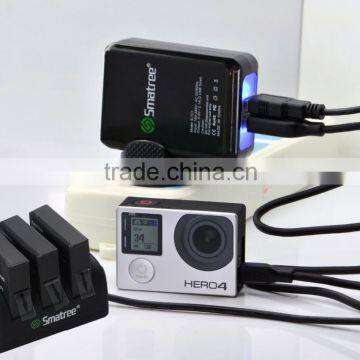 High Quality 4 Four USB Wall Charger with PSE Certificate by Smatree with Detachable US UK European Plug