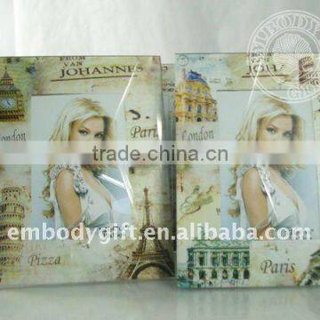 printed glass photo frame / Printing photo frame