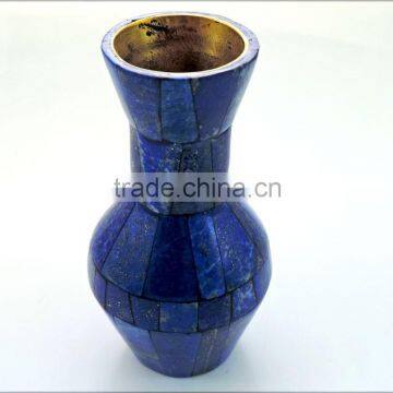 lapis Lazuli hand made vase