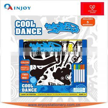 Light Up Poster Cool Dance