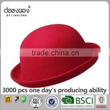 Family Wool Felt Bowler Hat Wholesale Hats For Women photo-2