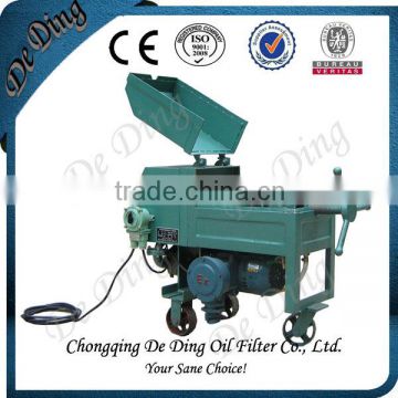 High Efficiency Impurities Remove Used Lubricant Oil Pressing Filter Machine