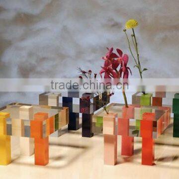 Smooth Colorful Acrylic Display Box ,Colored Acrylic Box photo-3