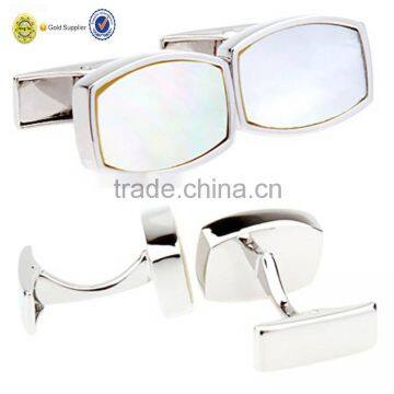 cheap professional metal wholesale quality silver plated cufflinks for gift