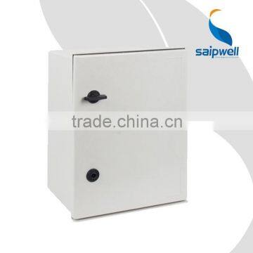 SAIP/SAIPWELL Hot Sale Waterproof Enclosure SMC Fiberglass Box with Steel Backplate