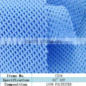 embroidery pet mesh 100 polyester lycra fabric garments