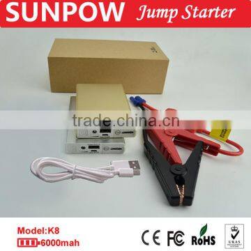 SUNPOW car parts accessories portable car jump starter 6000mah