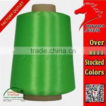 Polyester Low-elastic network yarn 300D with Oeko-Tex Standard
