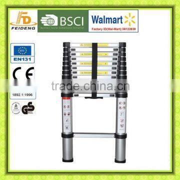 aluminum telescopic ladder GS/TUV EN131-6 soft close