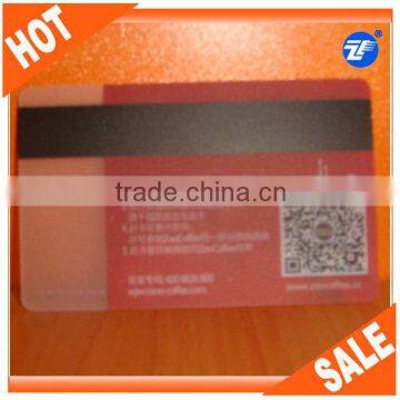 glossy finsh printing transparent card manufacturer