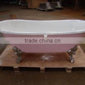 1800mm Classic Double Slipper Cast Iron Bath Tub Quality Choice photo-4