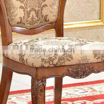 Antique Eco-friendly Solid Wood Chair Dining Table Chairs photo-3