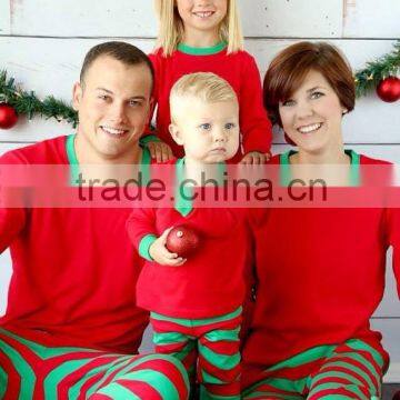 Organic Cotton Baby Striped Christmas Pajamas for Family Matching photo-3
