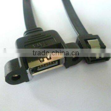 SATA 7P F to SATA 7PF with panel cable