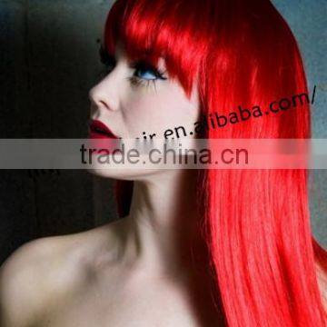 alibaba express wholesale Japanese fiber hair wigs silk straight long hair wig fringe (bang) synthetic party wigs for cosplay