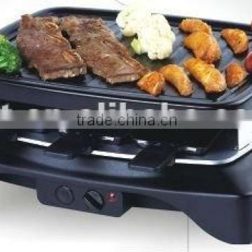 Electric lava rock grill