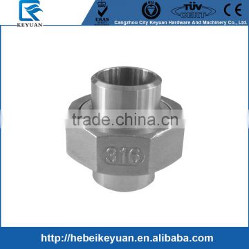 1" SS Cast Conical/Flat Seat Union Connector BW/BW for Filter System