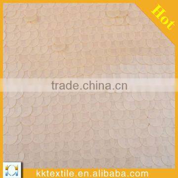 Hot sale fashion embroidery chiffon flower sequin and beaded lace fabrics for smart dress