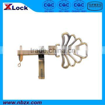 Decorative iron peacock tail curtain rod/curtain pole set (6025-22H4L3W)