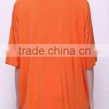Pure Color Sleeve T-shirt at Five Big Yards of Xxxl Sex Women t Shirt photo-6