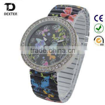 Latest Ladies Fancy Girls Fashion Flower bracelt Wrist Watches