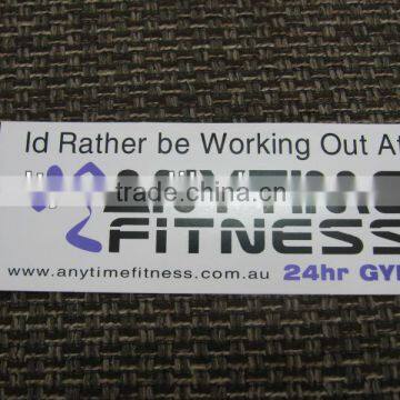 custom 2 color printed vinyl sticker (M-A066)