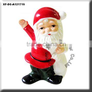 pretty ceramic santa claus figurine