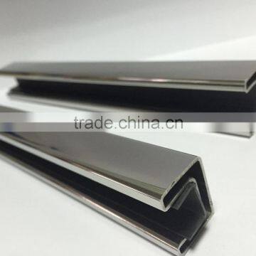 Stainless steel slot U channel balustrade slot pipe tube