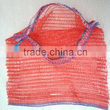 red color plastic orange mesh bags