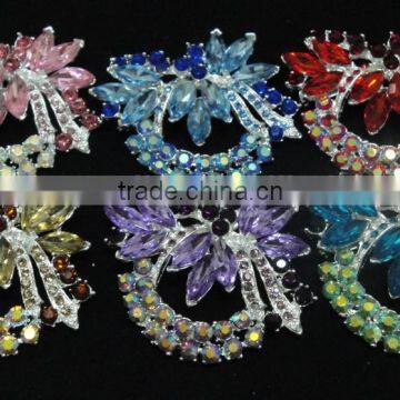 BR139 new design crystal brooch,fashion rhinestones scarf pins