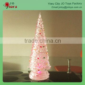 Pink Christmas tree candle light