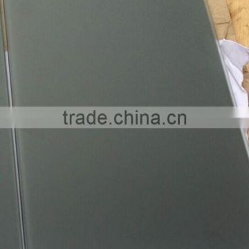 3-19mm tempered acid etched glass table top and silk screen printing