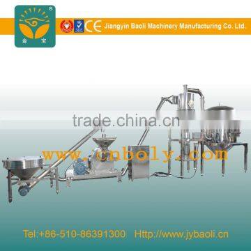 Screw powder filling machine with hopper