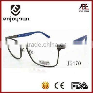 2015 mens metal optical spectacles frame with OEM logo