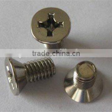 cross socket flat head stainless steel screw